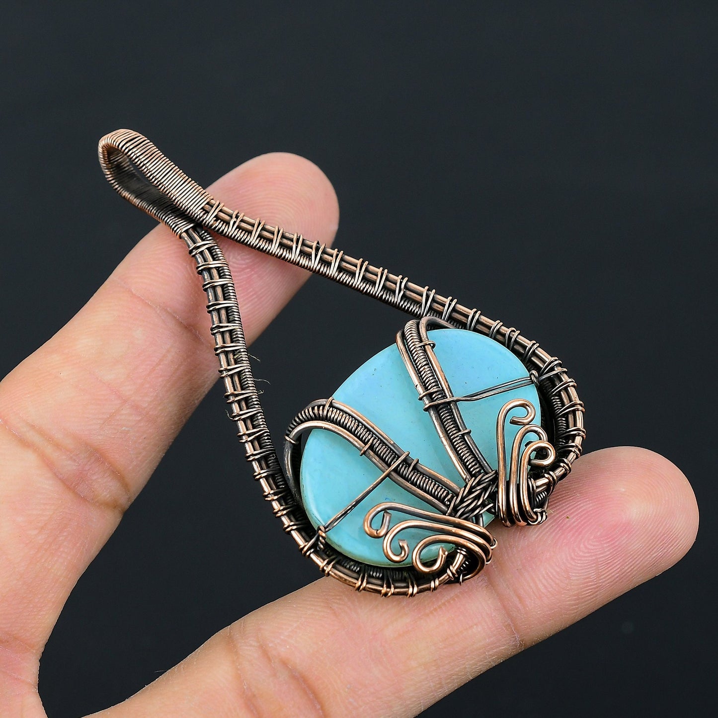 Multicolor Australian Triplet Opal Gemstone Pendant