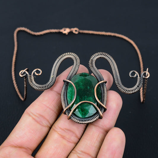 Emerald Green Gemstone Pendant