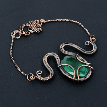 Emerald Green Gemstone Pendant