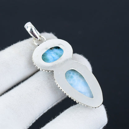 Blue Larimar Gemstone Pendant