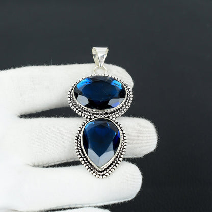 Blue Sapphire Gemstone Pendant