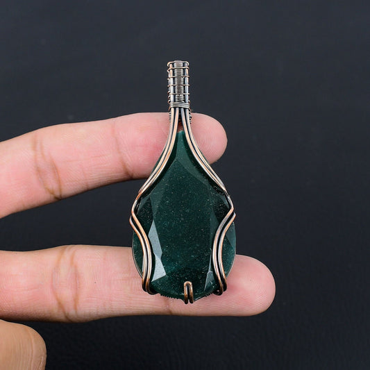 Green Emerald Gemstone Pendant