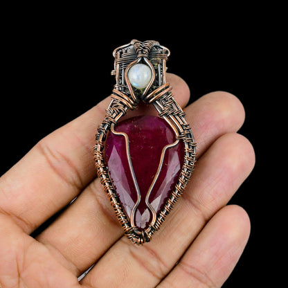 Red Ruby Gemstone Pendant