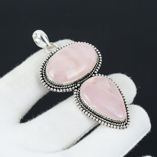 Rose Quartz Gemstone Pendant