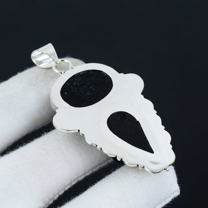 Black Tourmaline Gemstone Pendant