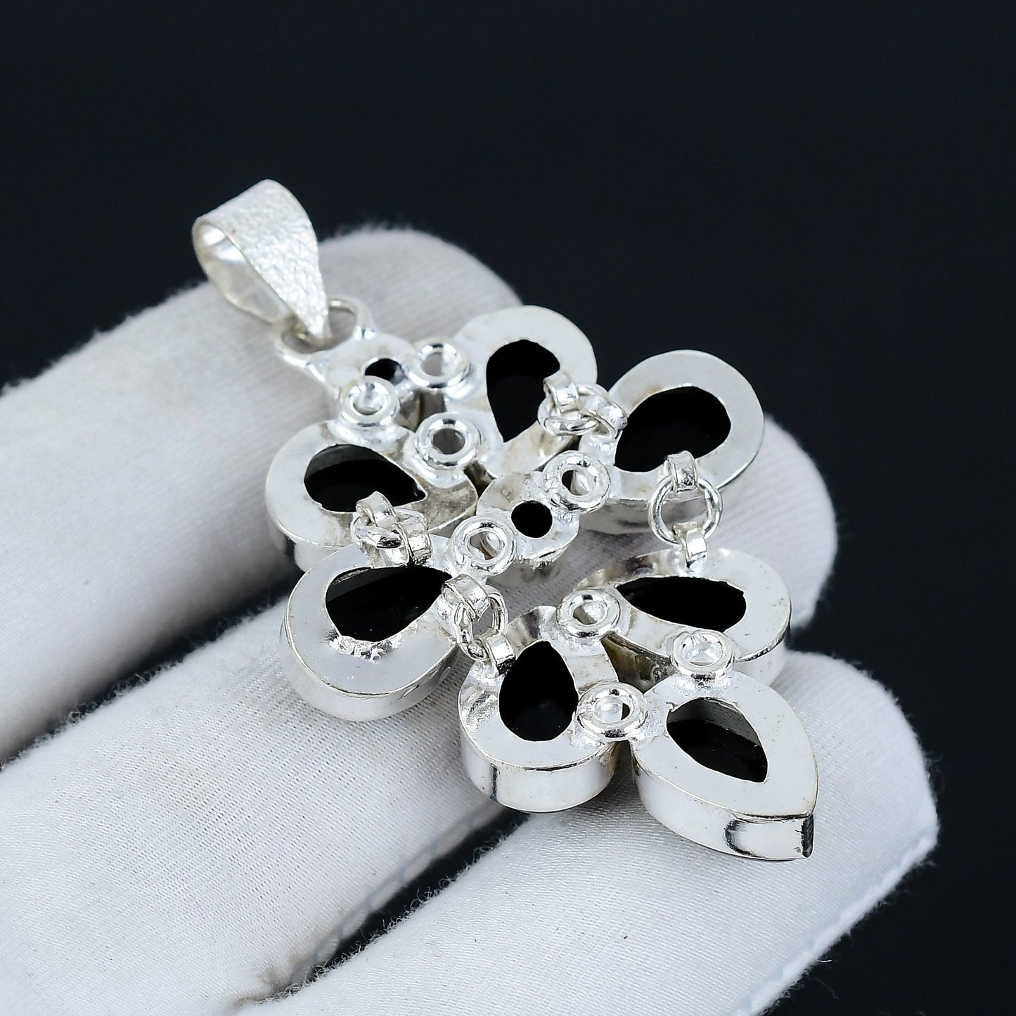 Black Onyx Gemstone Pendant