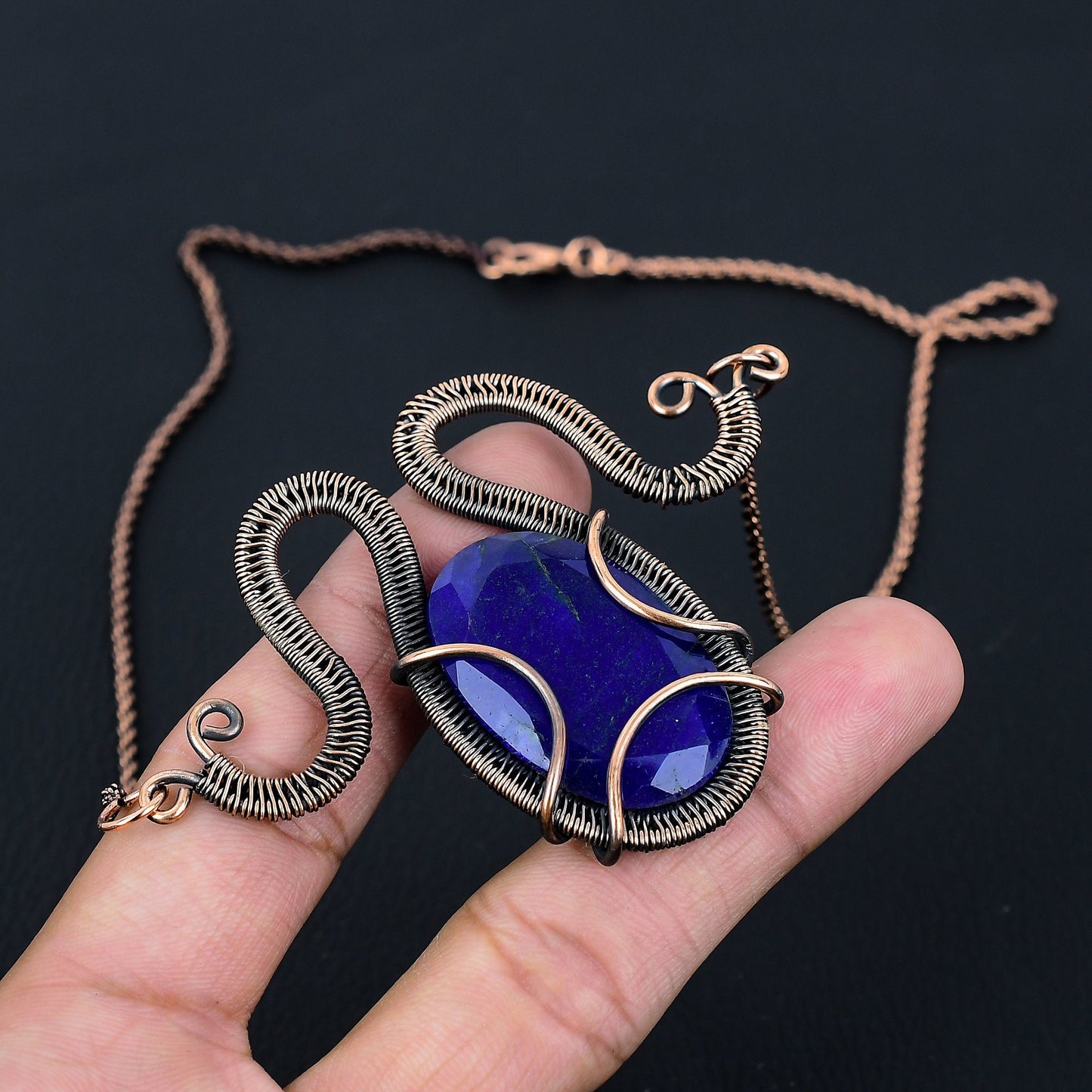 Blue Sapphire Gemstone Pendant
