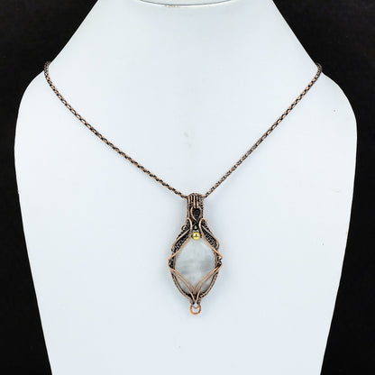 Rainbow Moonstone Gemstone Pendant