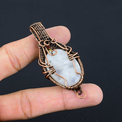 Rainbow Moonstone Gemstone Pendant