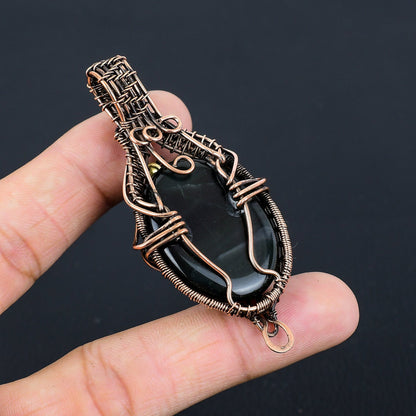 Black Onyx Gemstone Pendant