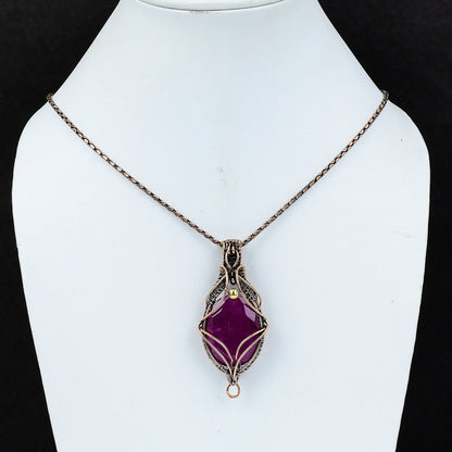 Red Ruby Gemstone Pendant