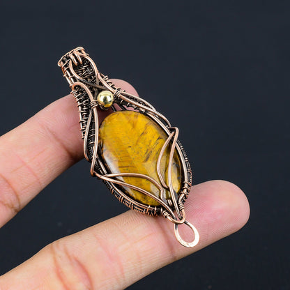 Brown Tiger Eye Gemstone Pendant