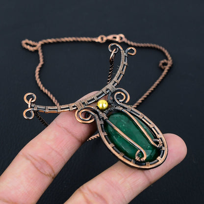 Green Emerald Gemstone Pendant