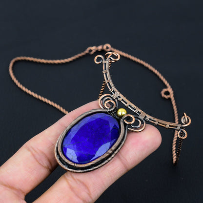 Blue Sapphire Gemstone Pendant