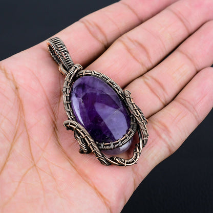 Purple Amethyst Gemstone Pendant