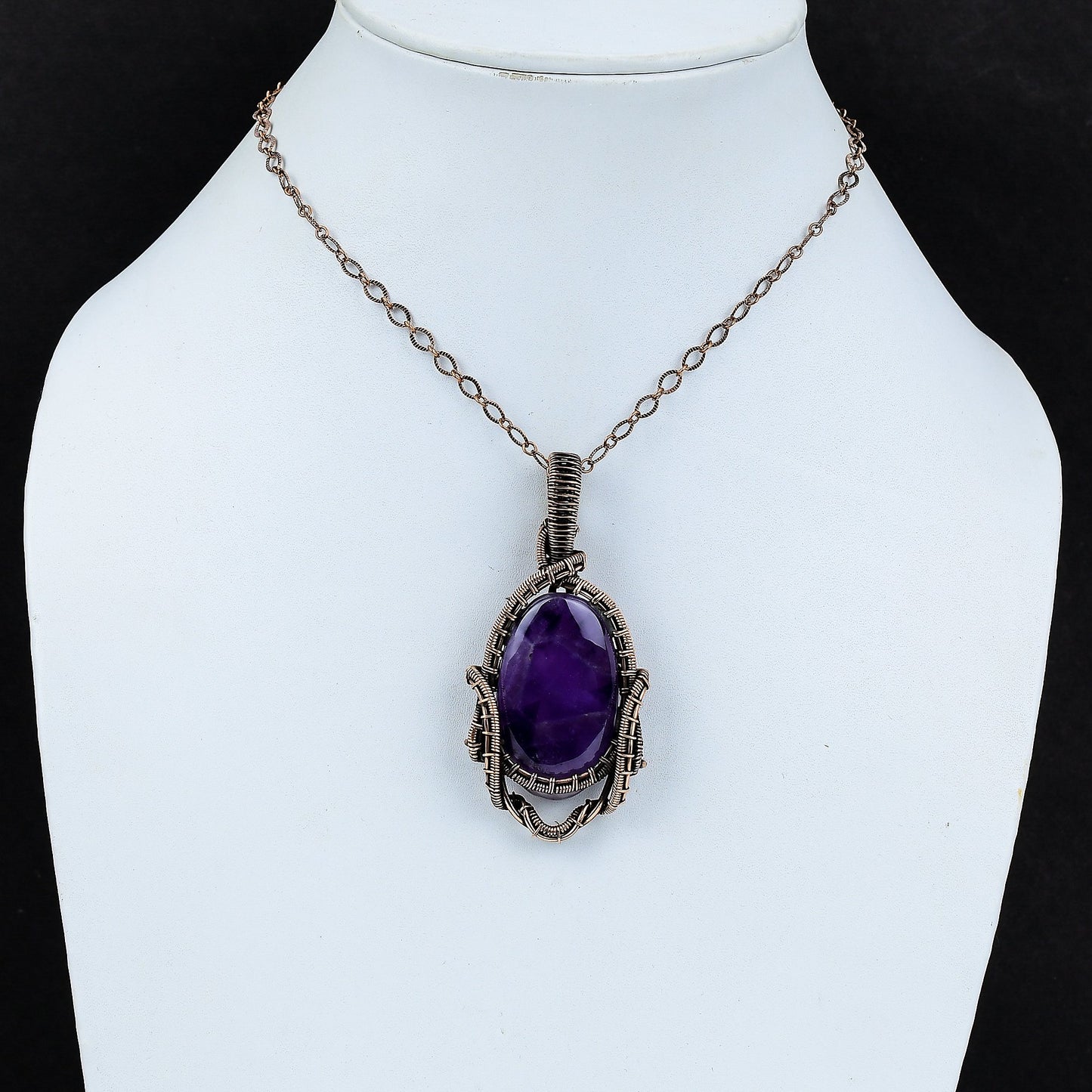 Purple Amethyst Gemstone Pendant