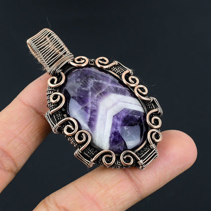 Purple Amethyst Gemstone Pendant
