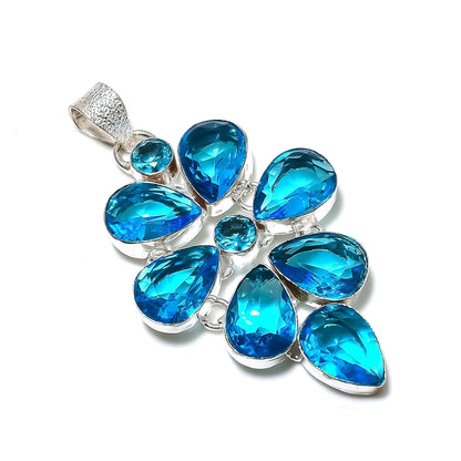 Blue Topaz Gemstone Pendant