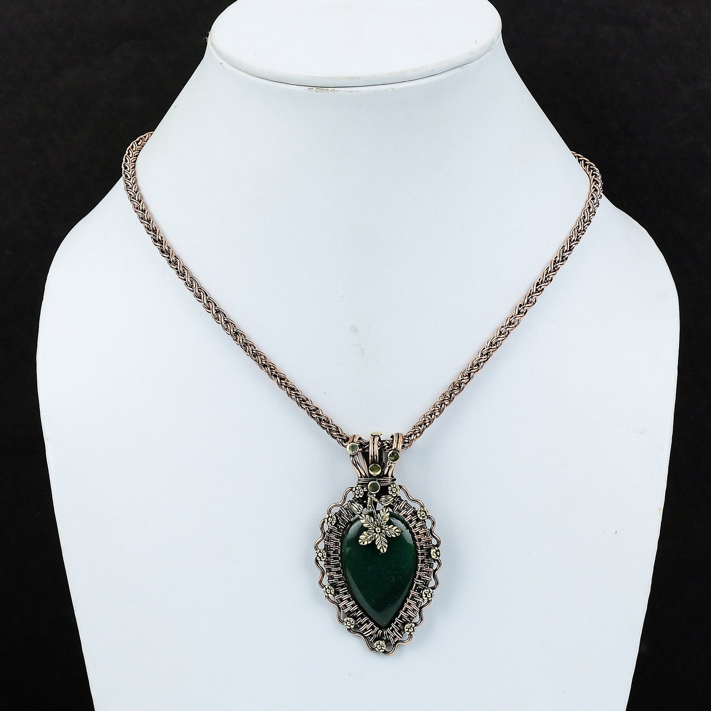 Green Jade Gemstone Pendant