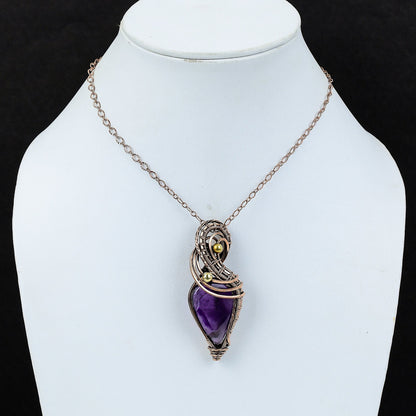 Purple Amethyst Gemstone Pendant