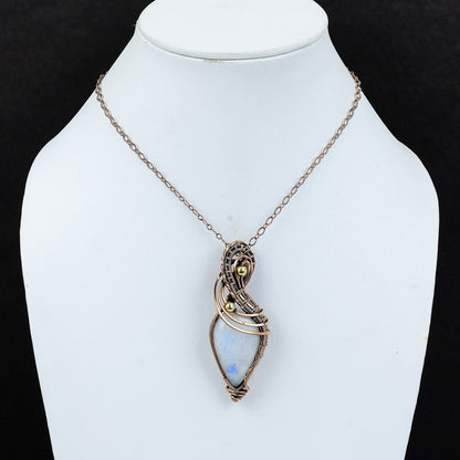 Rainbow Moonstone Gemstone Pendant