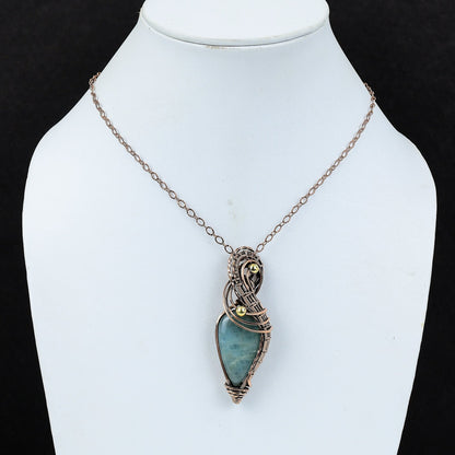 Aquamarine Blue Gemstone Pendant