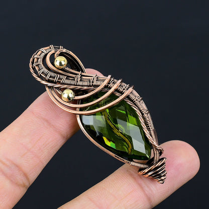 Green Peridot Gemstone Pendant