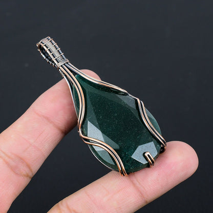Green Emerald Gemstone Pendant