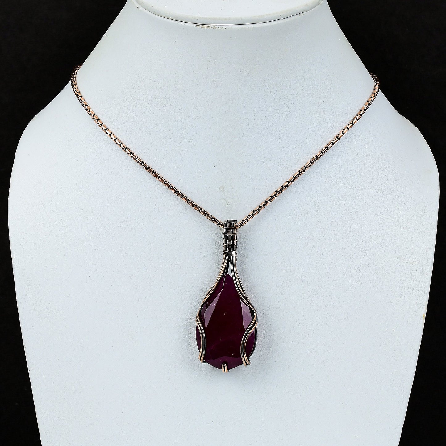 Red Ruby Gemstone Pendant