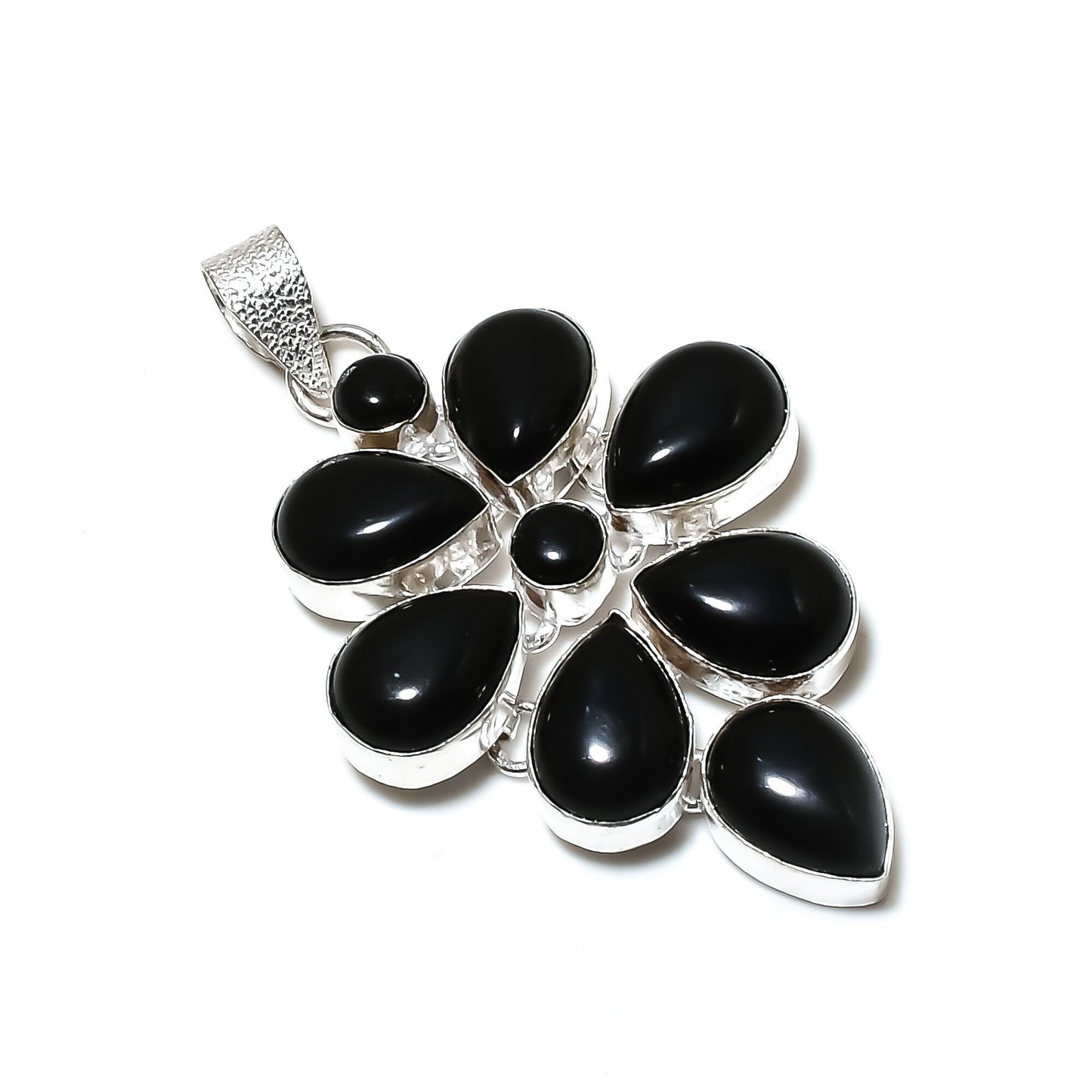 Black Onyx Gemstone Pendant