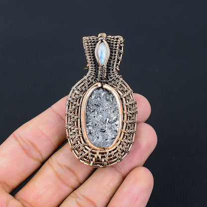 Black Shungite Gemstone Pendant