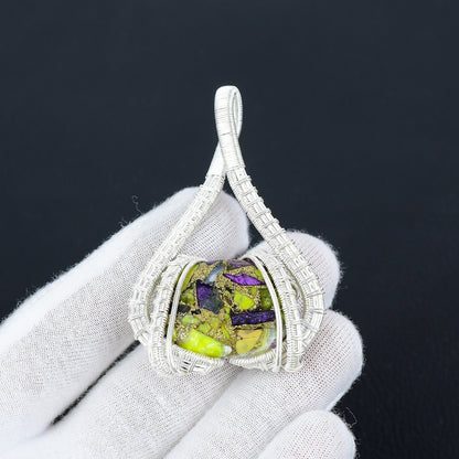 Copper Atlantisite Gemstone Pendant