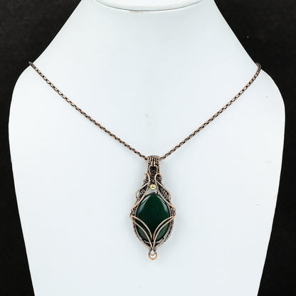 Green Jade Gemstone Pendant
