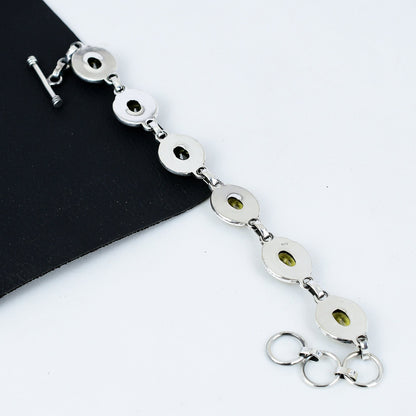 Yellow Citrine Gemstone Bracelet