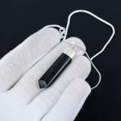 Black Onyx Pencil Point Pendant
