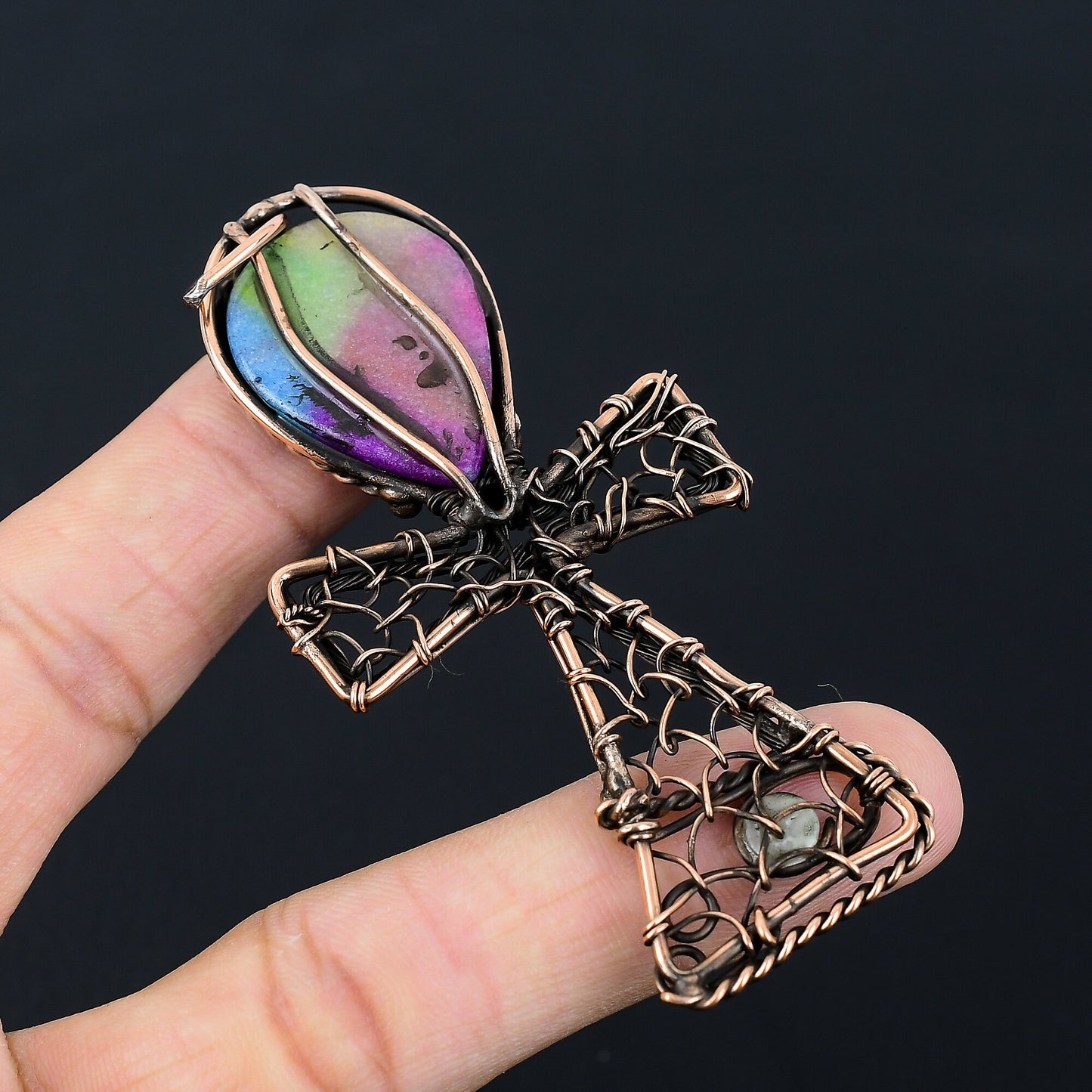 Rainbow Solar Quartz Gemstone Pendant