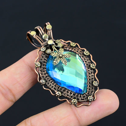 Rainbow Mystic Topaz Gemstone Pendant