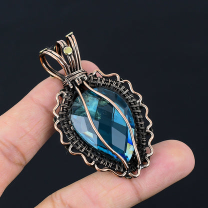 Blue Topaz Gemstone Pendant