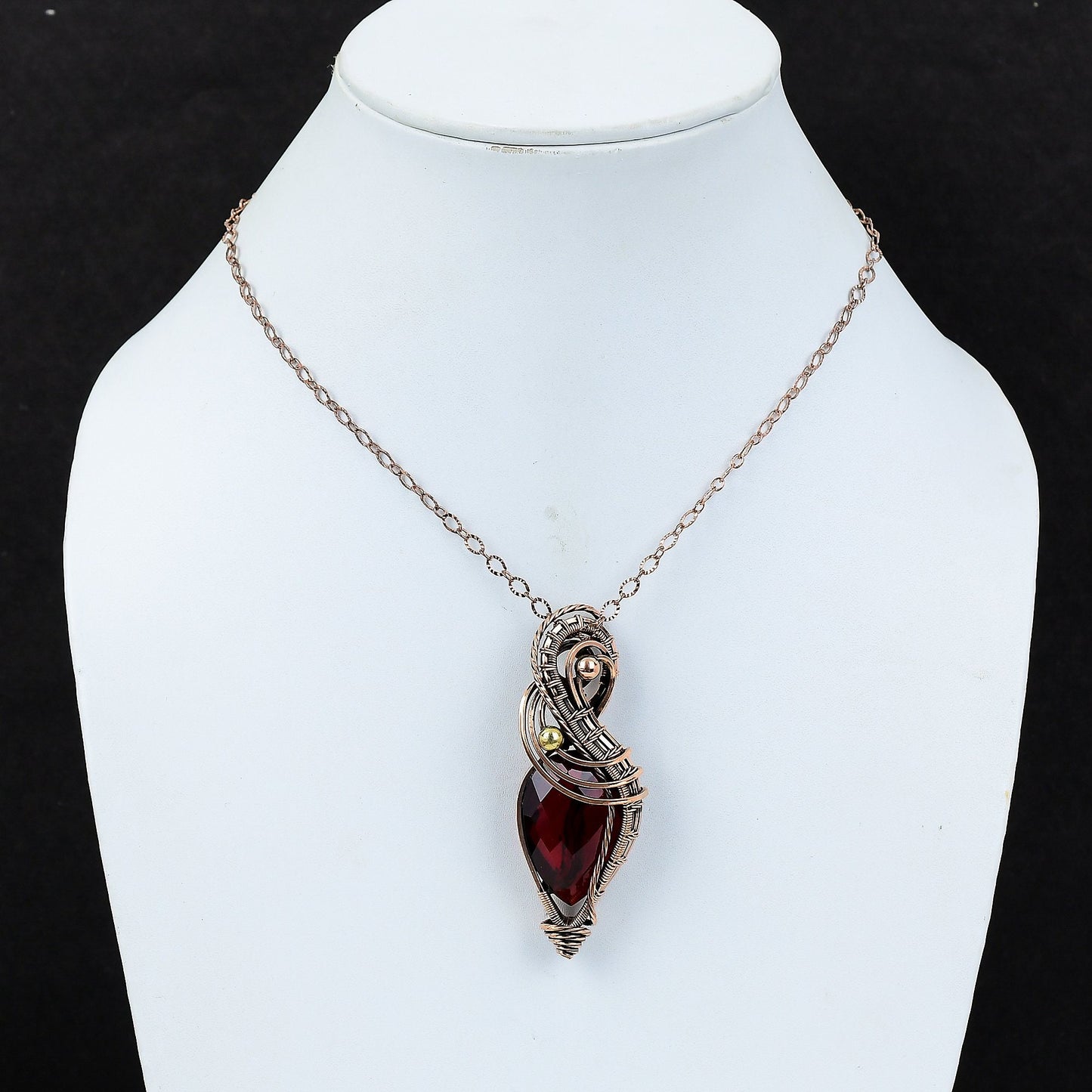 Red Garnet Gemstone Pendant