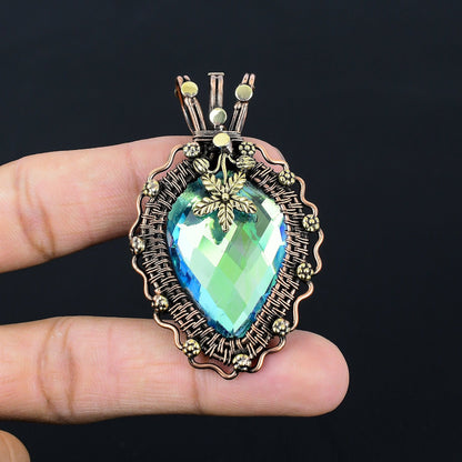 Rainbow Mystic Topaz Gemstone Pendant