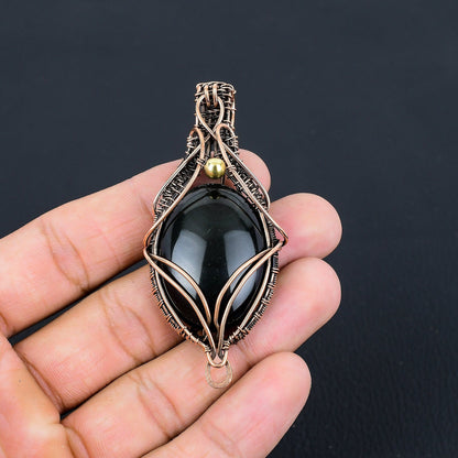 Black Onyx Gemstone Pendant