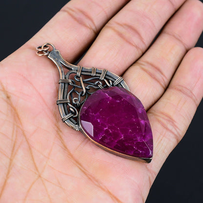 Red Ruby Gemstone Pendant
