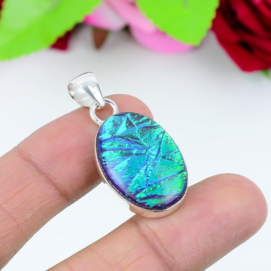 Green Triplet Opal Pendant