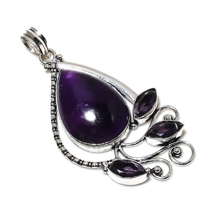 Purple Amethyst Gemstone Pendant