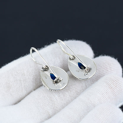 London Blue Topaz Sterling Silver Earrings