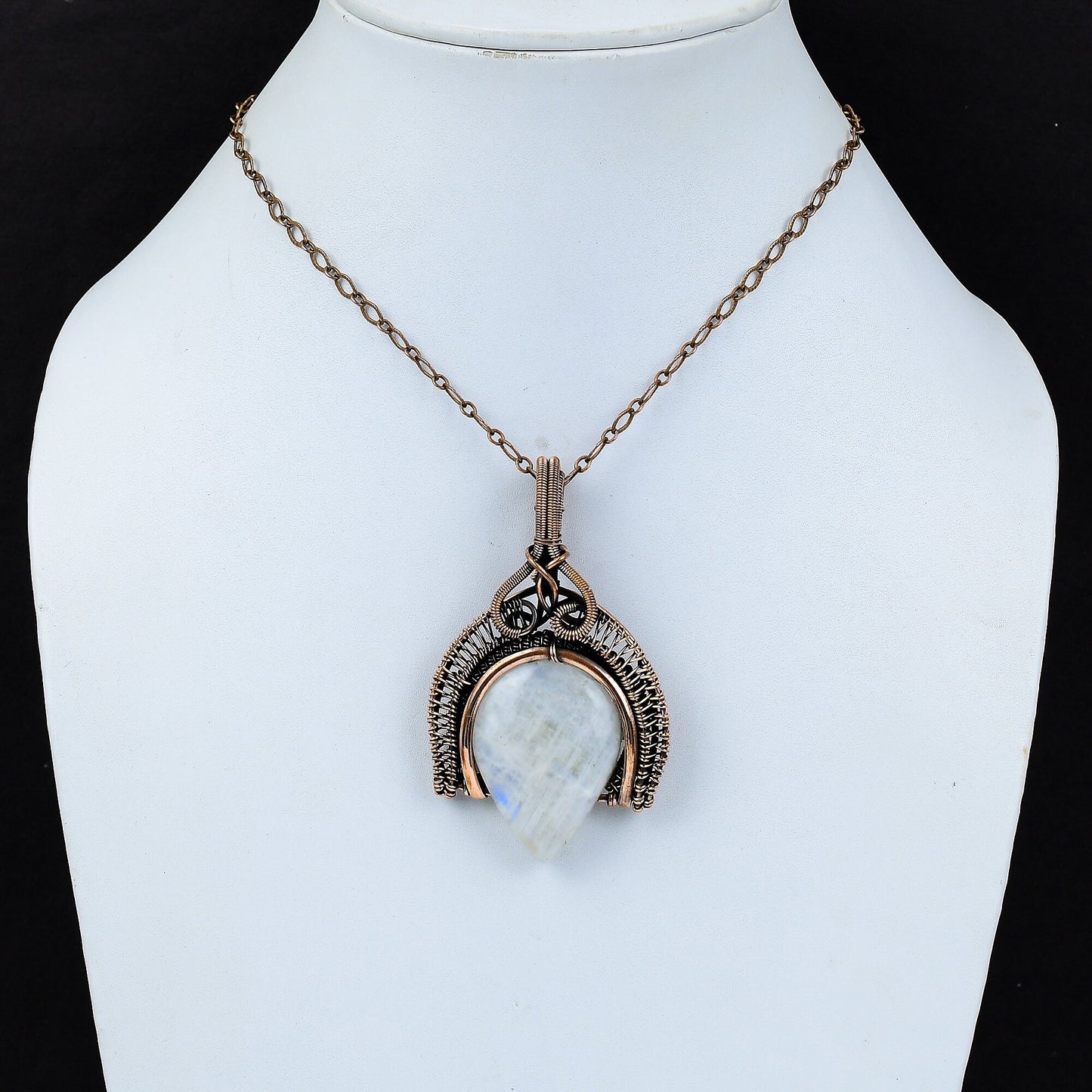 Rainbow Moonstone Gemstone Pendant