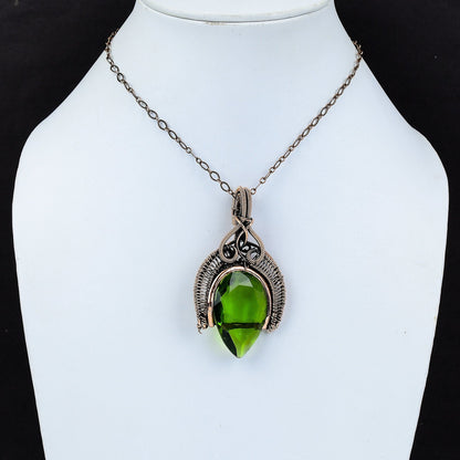 Green Peridot Gemstone Pendant