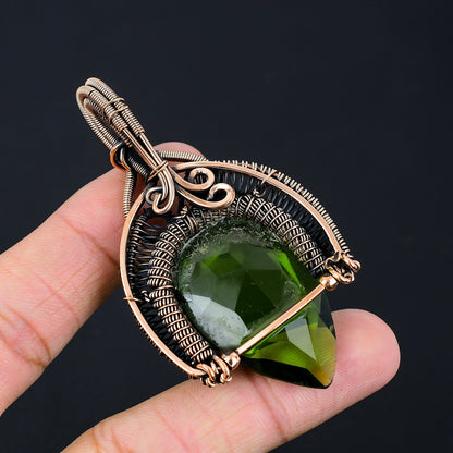 Green Peridot Gemstone Pendant