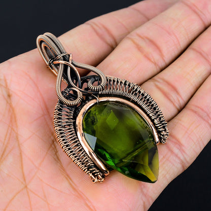 Green Peridot Gemstone Pendant