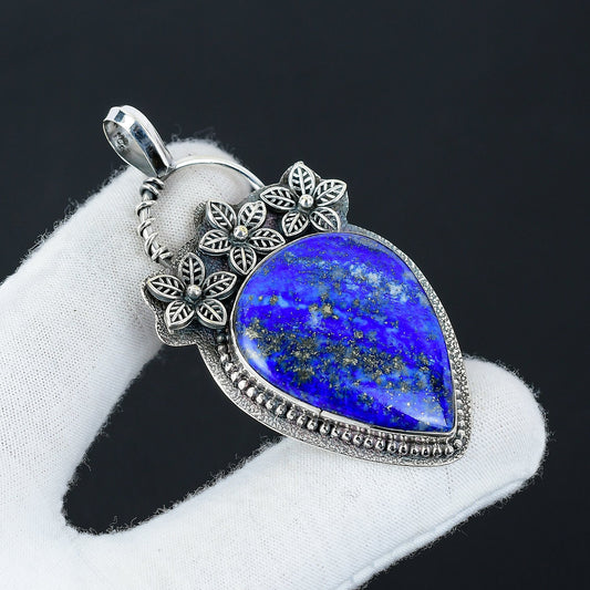 Blue Lapis Lazuli Gemstone Pendant